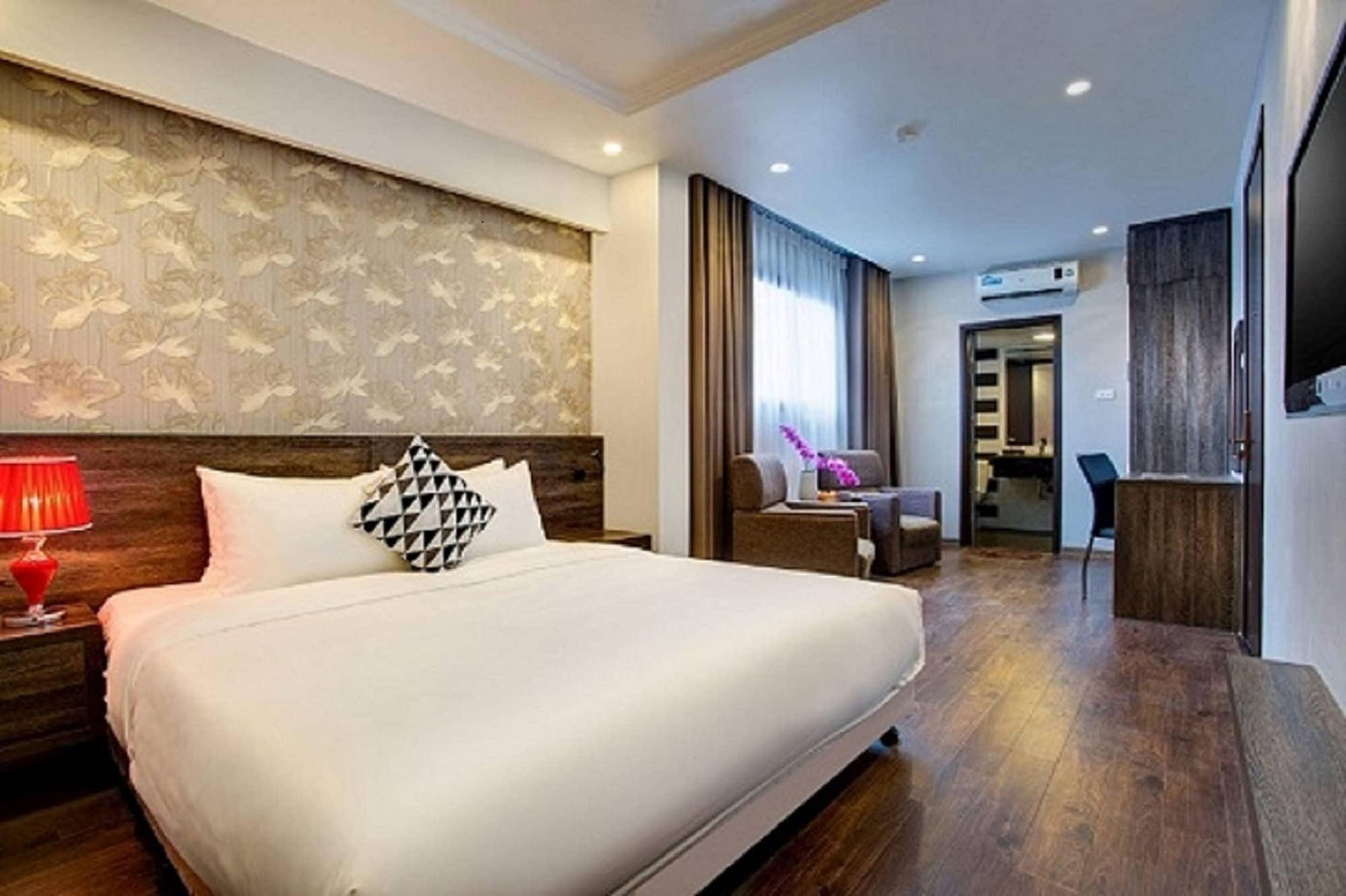 My Linh Hotel Hanoi Bagian luar foto