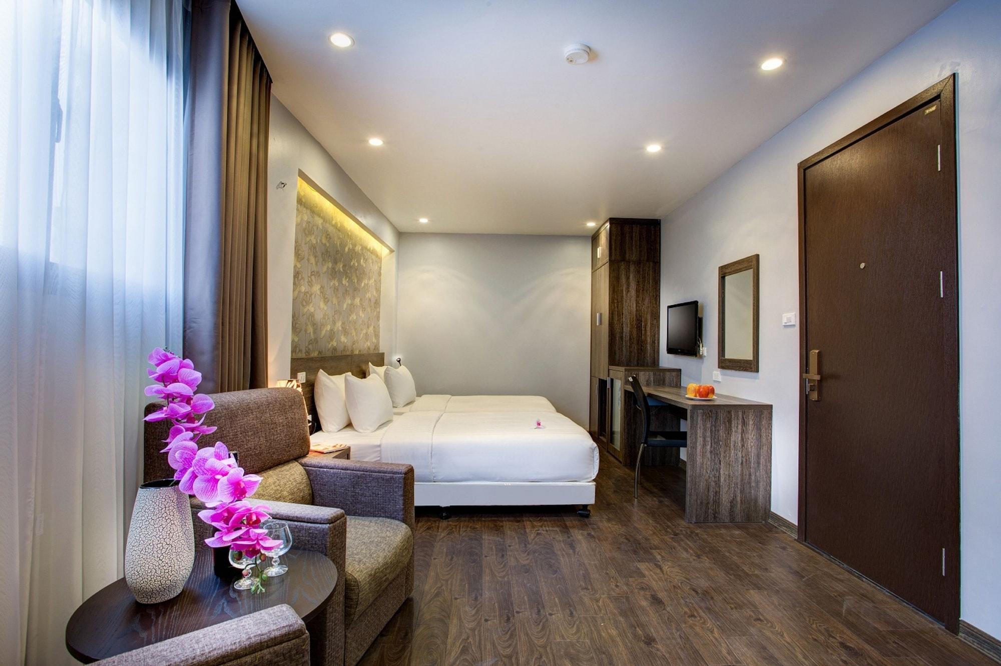 My Linh Hotel Hanoi Bagian luar foto