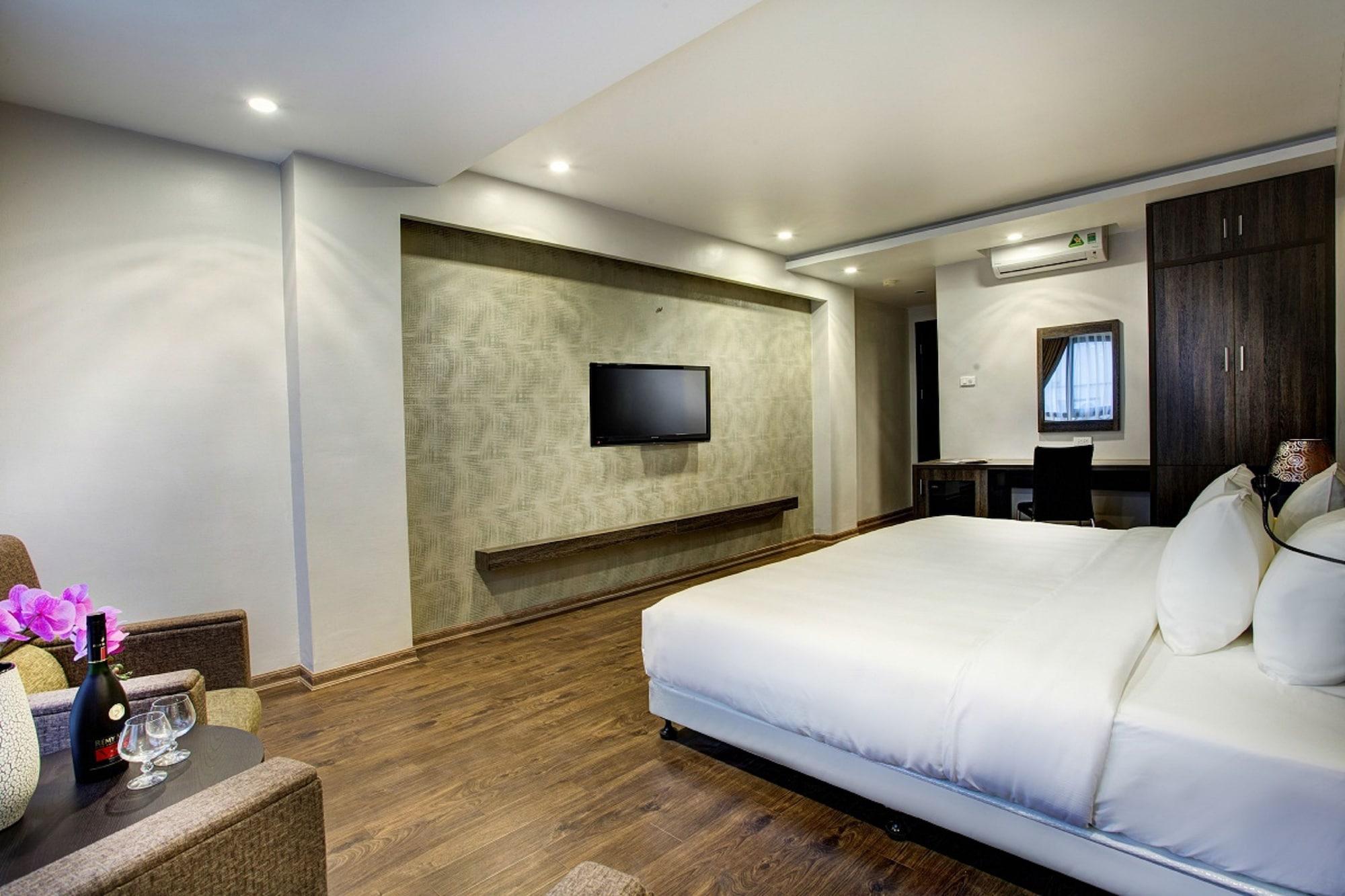 My Linh Hotel Hanoi Bagian luar foto